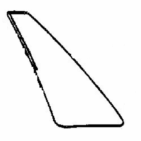 DIY Rear Quarter Glass Driver Side Toyota Tercel Hatchback 1983-1986