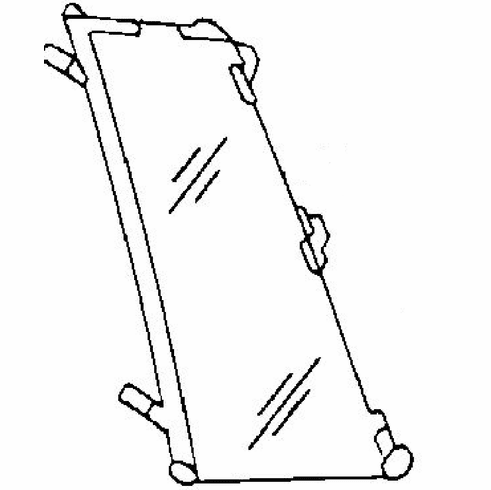 DIY Rear Quarter Glass Driver Side Toyota Tercel Hatchback 1987-1989