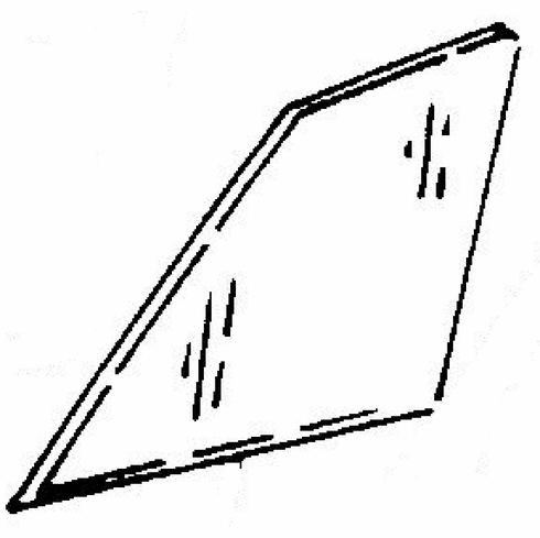 DIY Rear Quarter Glass Passenger Side Mercury Cougar 1977-1979