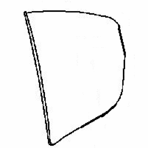 DIY Rear Vent Glass Driver Side BMW 330 4 Door Sedan 2006