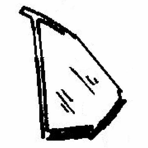 DIY Rear Vent Glass Driver Side BMW 528 4 Door Sedan 1978-1988