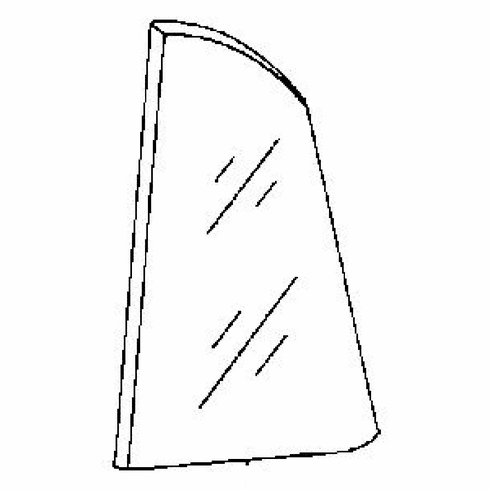 DIY Rear Vent Glass Driver Side Buick Skylark 4 Door Sedan 1986-1991