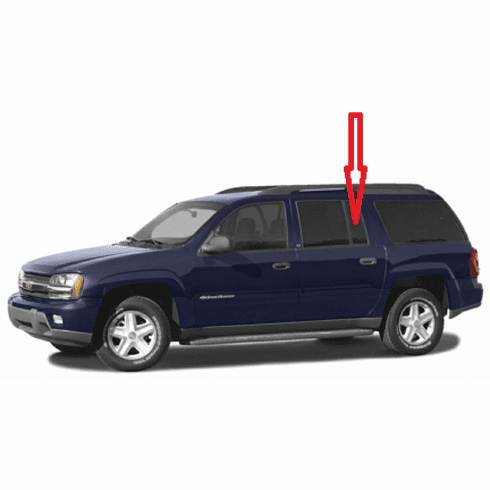 DIY Rear Vent Glass Driver Side Chevrolet Trailblazer EXT 2002-2006