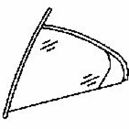 DIY Rear Vent Glass Driver Side Mercedes Benz E500 4 Door Sedan 03-06