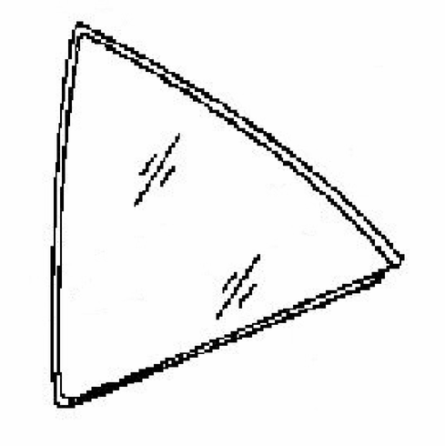 DIY Rear Vent Glass Driver Side Mercedes Benz S320 Sedan 1994-1999