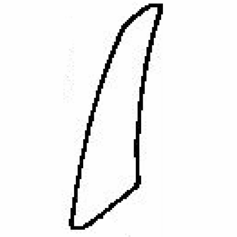 DIY Rear Vent Glass Driver Side Suzuki Swift 4 Door Sedan 1990-1994
