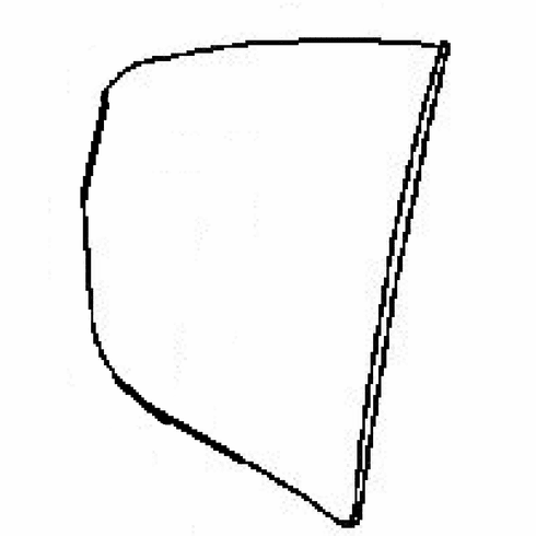 DIY Rear Vent Glass Passenger Side BMW 330 4 Door Sedan 2006