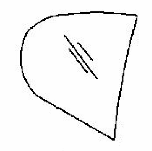 DIY Rear Vent Glass Passenger Side BMW 528 4 Door Sedan 2011-2017