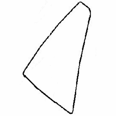 DIY Rear Vent Glass Passenger Side BMW X1 4 Door Utility 2011-2015