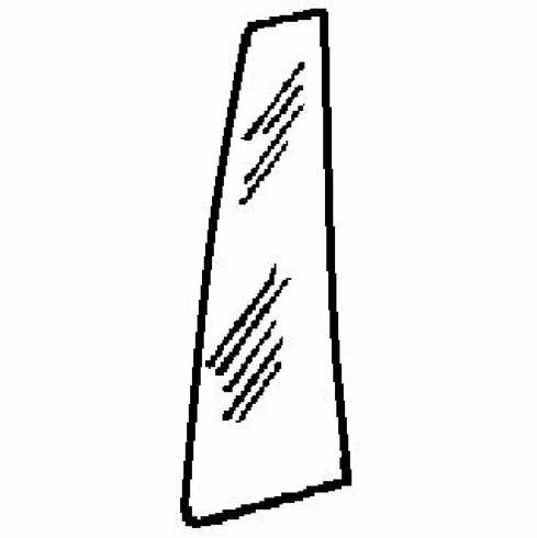 DIY Rear Vent Glass Passenger Side Cadillac Fleetwood 4 Door Sedan 1980 -1984