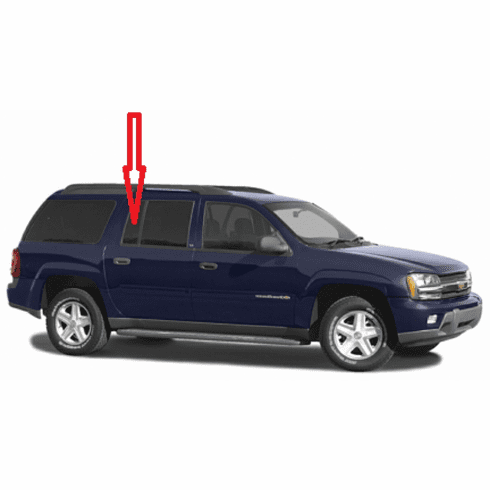 DIY Rear Vent Glass Passenger Side Chevrolet Trailblazer EXT 2002-2006