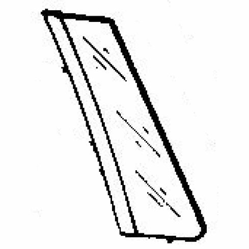 DIY Rear Vent Glass Passenger Side Chrysler Lebaron GTS 1985-1988