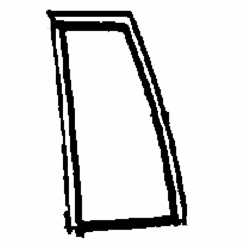 DIY Rear Vent Glass Passenger Side Dodge 600 Sedan 1983-1988