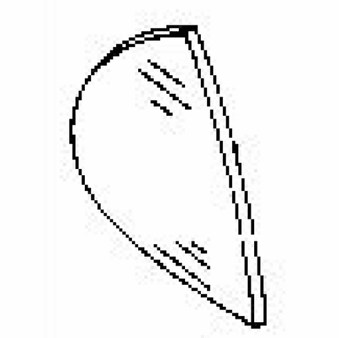 DIY Rear Vent Glass Passenger Side Infiniti J30 Sedan 1993-1997