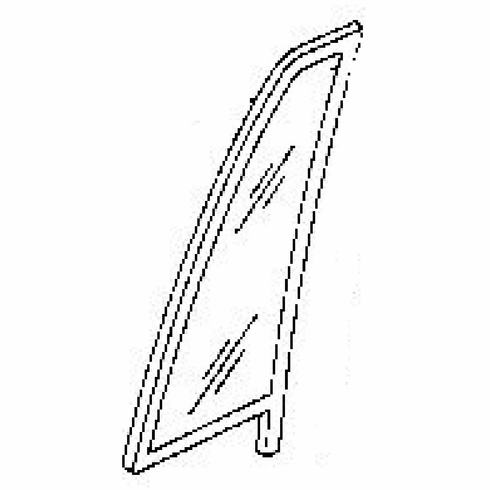 DIY Rear Vent Glass Passenger Side Isuzu Rodeo Utility 1995-1997