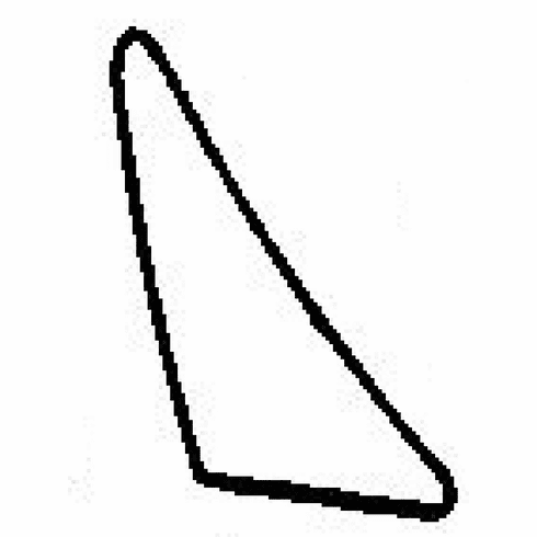 DIY Rear Vent Glass Passenger Side Jaguar XJ-S 2 Door Coupe 1976-1991