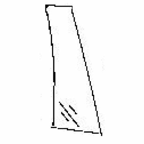 DIY Rear Vent Glass Passenger Side Jeep Cherokee Utility 1984-1996