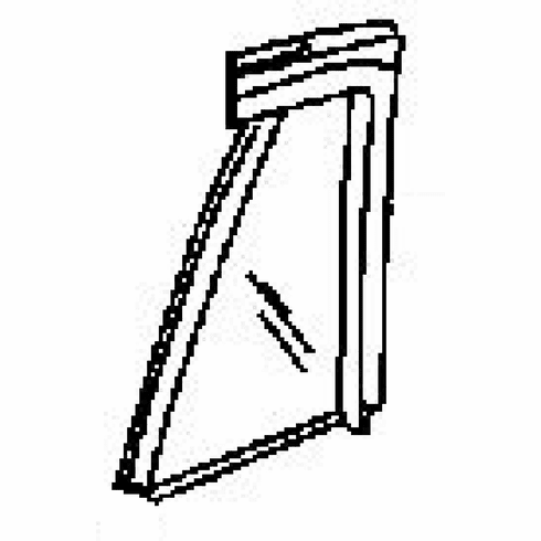 DIY Rear Vent Glass Passenger Side Jeep Compass Utility 2007-2016