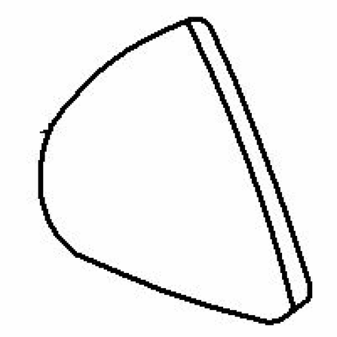 DIY Rear Vent Glass Passenger Side Lexus GS 450H Hybrid 2013-2015