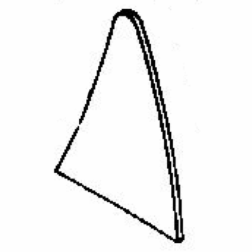 DIY Rear Vent Glass Passenger Side Mazda 323 4 Door Sedan 1986-1989