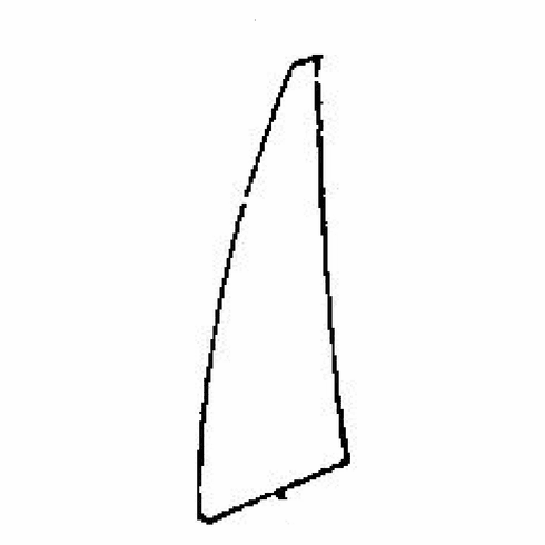 DIY Rear Vent Glass Passenger Side Mercury Cougar Station Wagon 1982