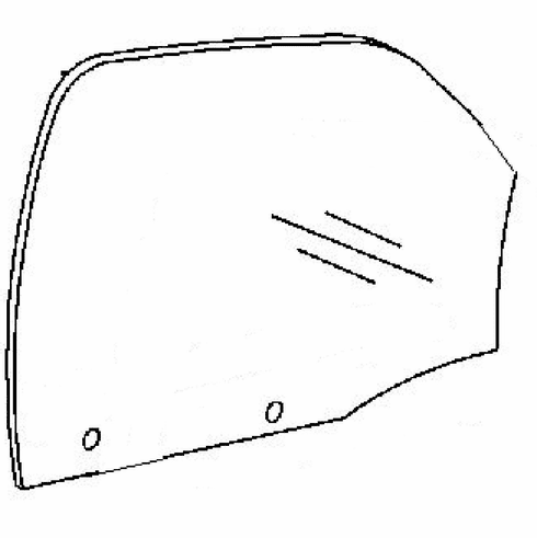 DIY Rear Vent Glass Passenger Side Mercury Marauder Sedan 2003 2004