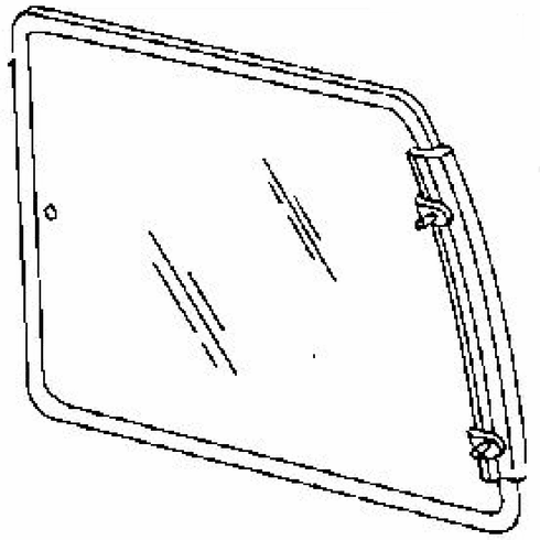 DIY Side Glass Driver Side Chrysler Town & Country Mini Van 1991-1993