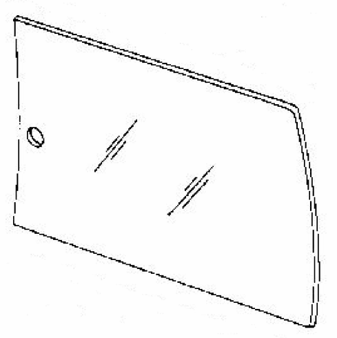 DIY Side Glass Driver Side Pontiac Trans Sport Mini Van 1990-1996