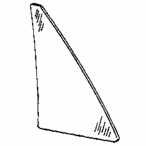 DIY Vent Glass Driver Side Hyundai Excel 4 Door Sedan 1986-1989