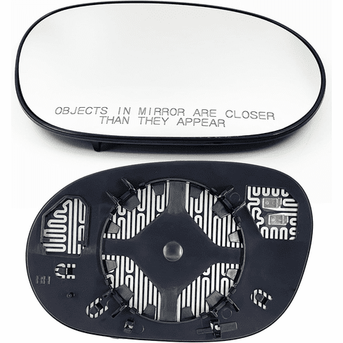 Dodge Challenger Passenger Side Mirror Glass 2008-2023 w/Backing Plate