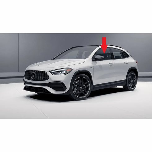 Driver Side Door Glass Mercedes Benz GLA 4 Door Utility 2021-2023