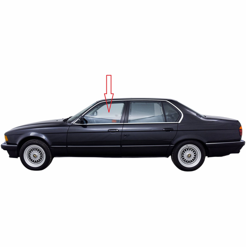 Driver Side Front Door Glass BMW 735 735I 735IL 1988-1994 Left Window