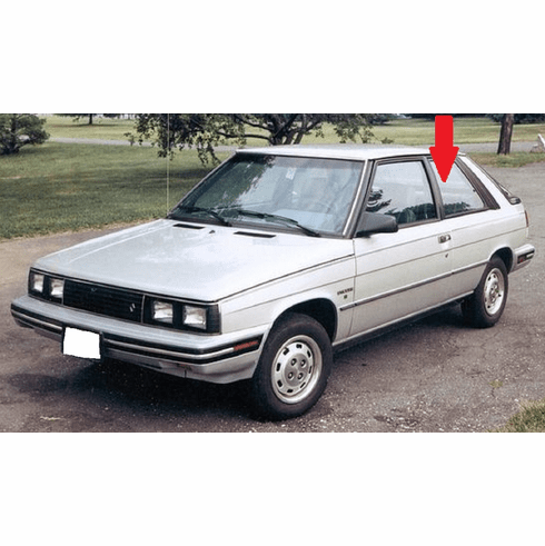 Driver Side Quarter Glass American Motors Alliance 2 Door Hatchback 1987