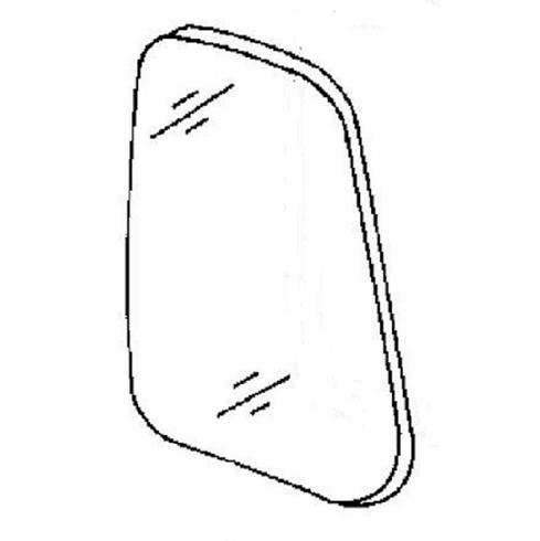 Driver Side Quarter Glass KIA Sportage 4 Door Utility 1998-2002