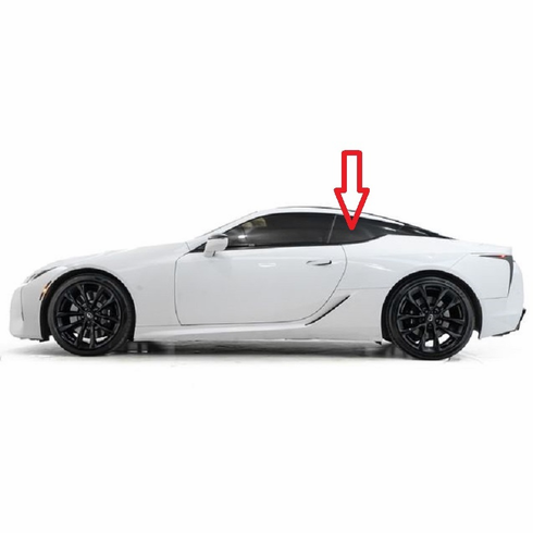 Driver Side Quarter Glass Lexus LC500 2 Door Coupe 2018-2026