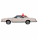Driver Side Quarter Glass Lincoln Mark VI 2 Door Coupe 1980-1981