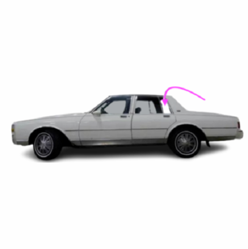 Driver Vent Side Door Glass Chevrolet Caprice Brougham LS 4 Door Sedan 1987-1990