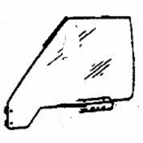 Front Door Glass Driver Side BMW 528 1978-1988 4 Door Sedan