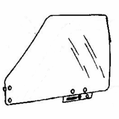 Front Door Glass Driver Side BMW 533 1980-1984 4 Door Sedan