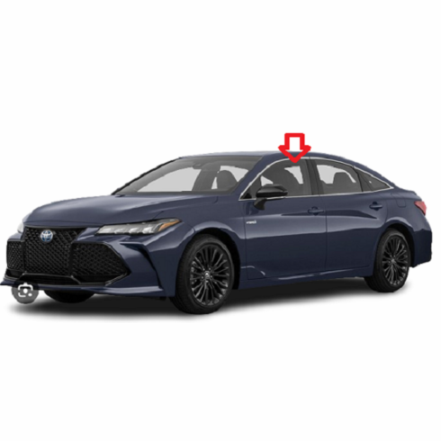 Front Door Glass Driver Side Toyota Avalon Hybrid 2019-2022 4 Door Sedan