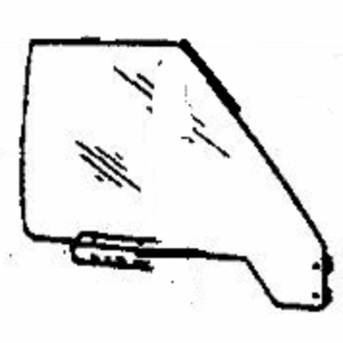 Front Door Glass Passenger Side BMW 528 1978-1988 4 Door Sedan