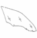 Front Door Glass Passenger Side Toyota Camry 1987-1991 4 Door Station Wagon
