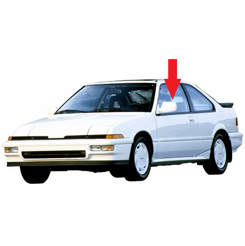 Front Driver Door Glass Acura Integra 2 Door Hatchback 1986-1989