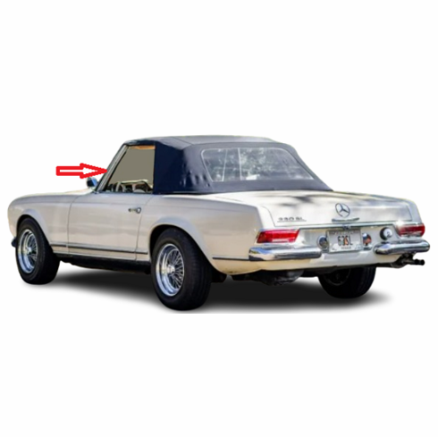 Front Driver Glass Mercedes Benz 280SL 2 Door Convertible 1963-1973