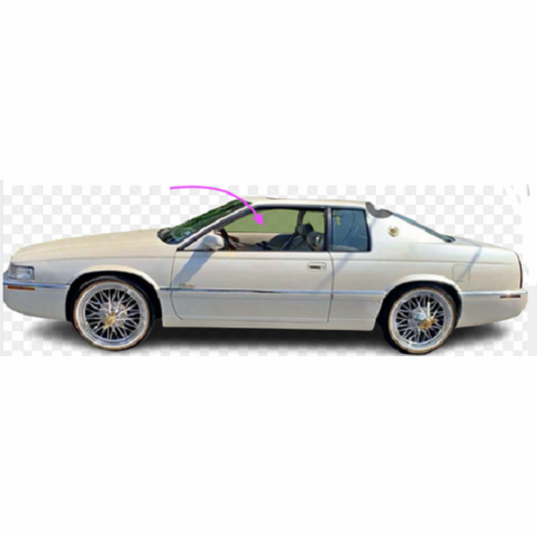 Front Driver Side Door Glass Cadillac Eldorado 2 Door Coupe 1992-1993