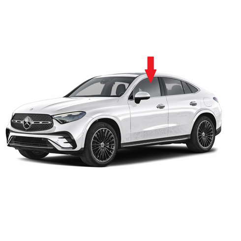 Front Driver Side Door Glass Mercedes Benz GLC Class 4 Door Coupe 2017-2022