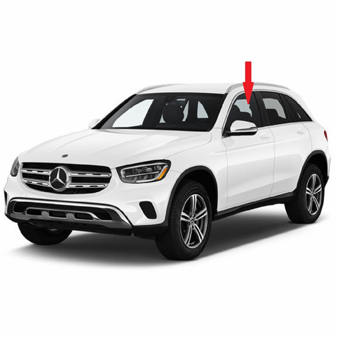 Front Driver Side Door Glass Mercedes Benz GLC Class 4 Door Utility 2016-2022