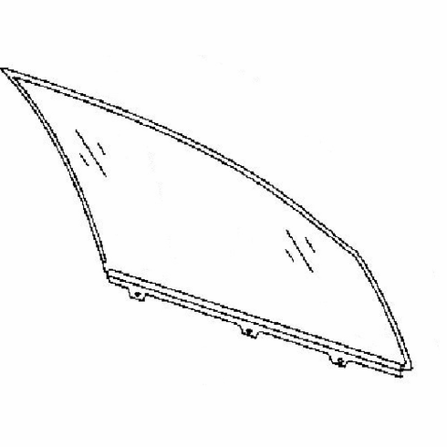 Front Driver Side Door Glass Subaru GL 4 Door Sedan 1972-1977