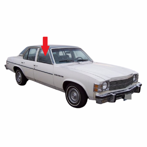 Front Glass Passenger Side Buick Apollo 1975-1979 4 Door Sedan