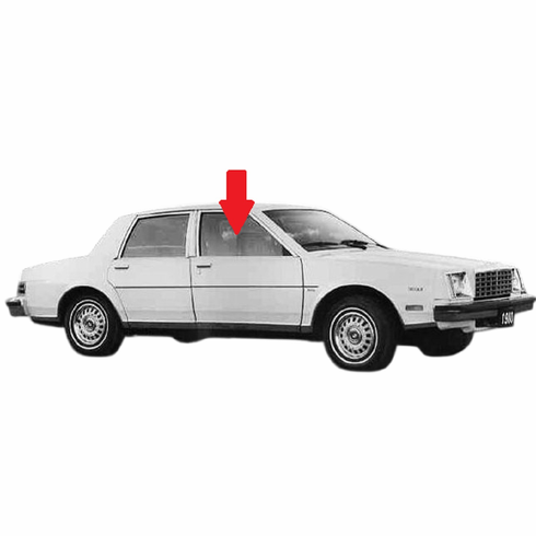 Front Glass Passenger Side Buick Apollo 1980 4 Door Sedan